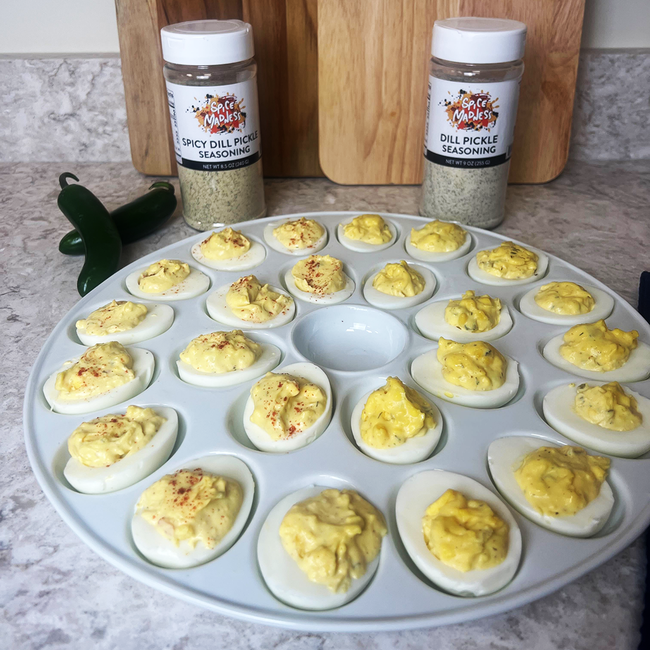 Image of Dill Pickle Deviled Eggs