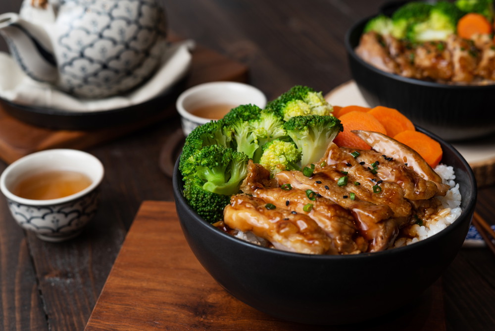 Teriyaki Chicken Broccoli Bowls