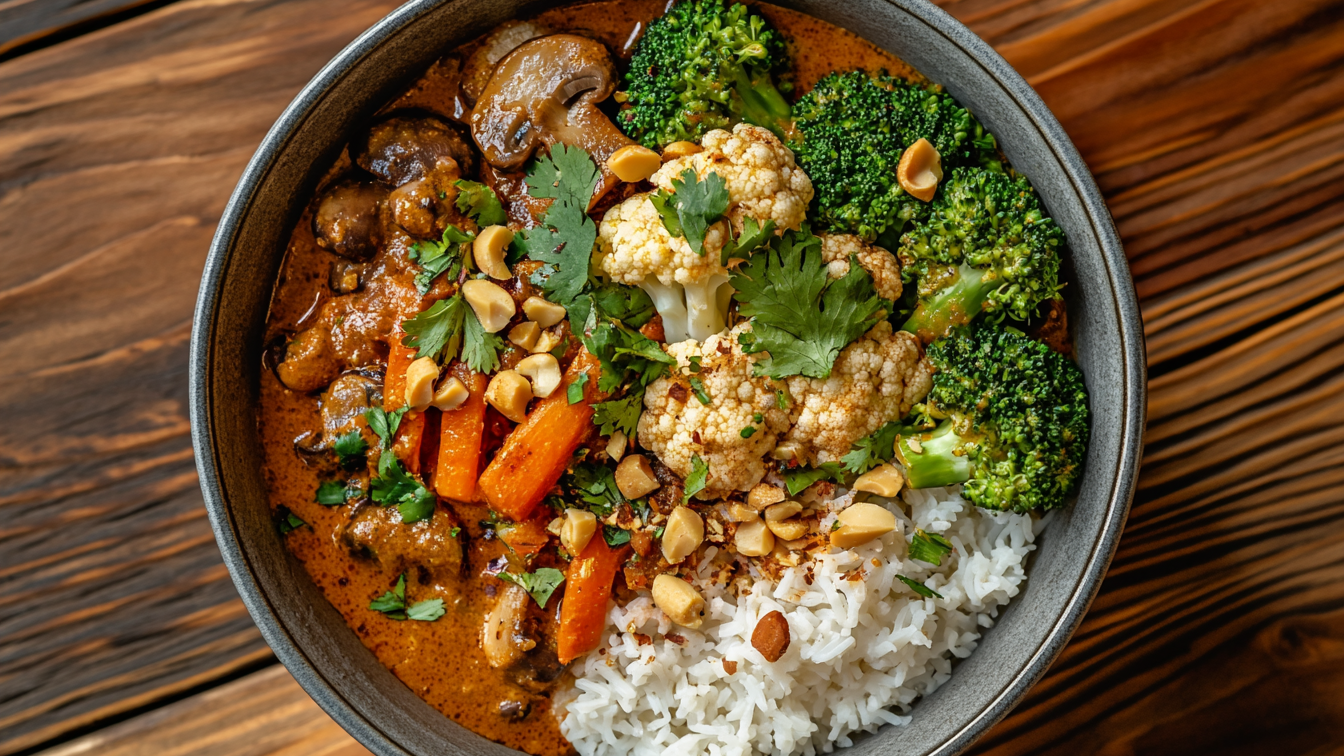 Image of Kokoscurry mit gerösteten Karotten - vegan & glutenfrei