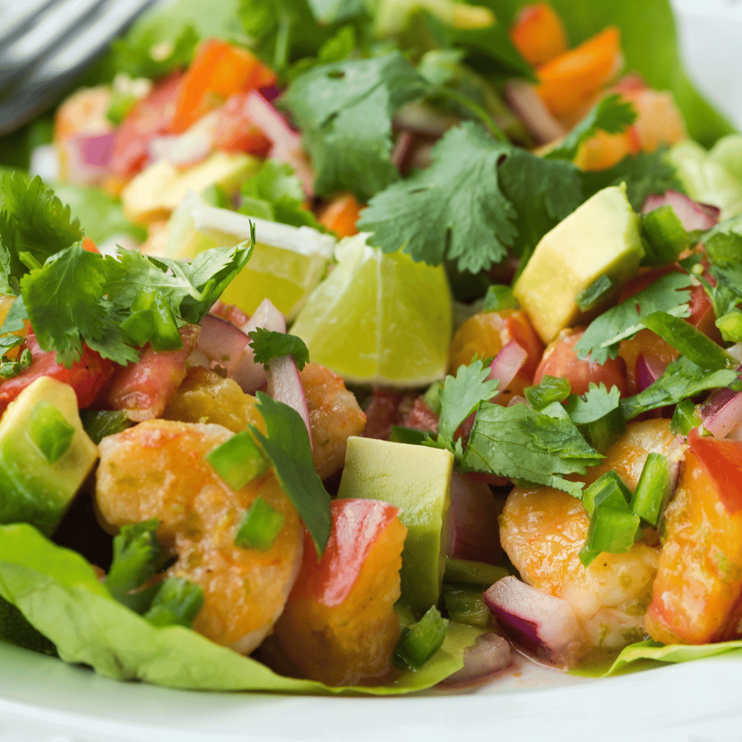 Mexican Chicken Lettuce Cups