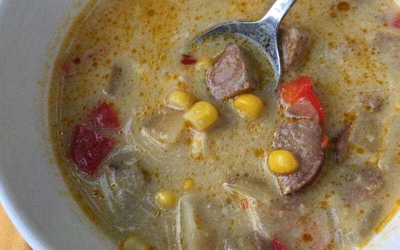 Spiced Sausage Chowder