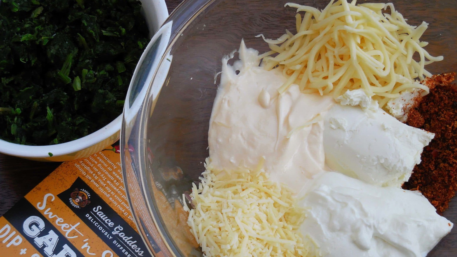 Image of Garlic Goat Cheese Spinach Dip