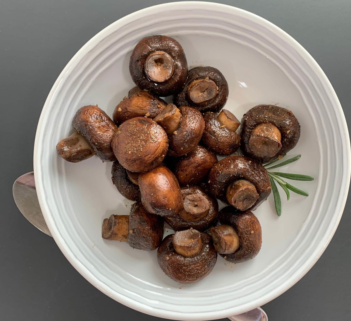Steakhouse Pan Roasted Mushrooms