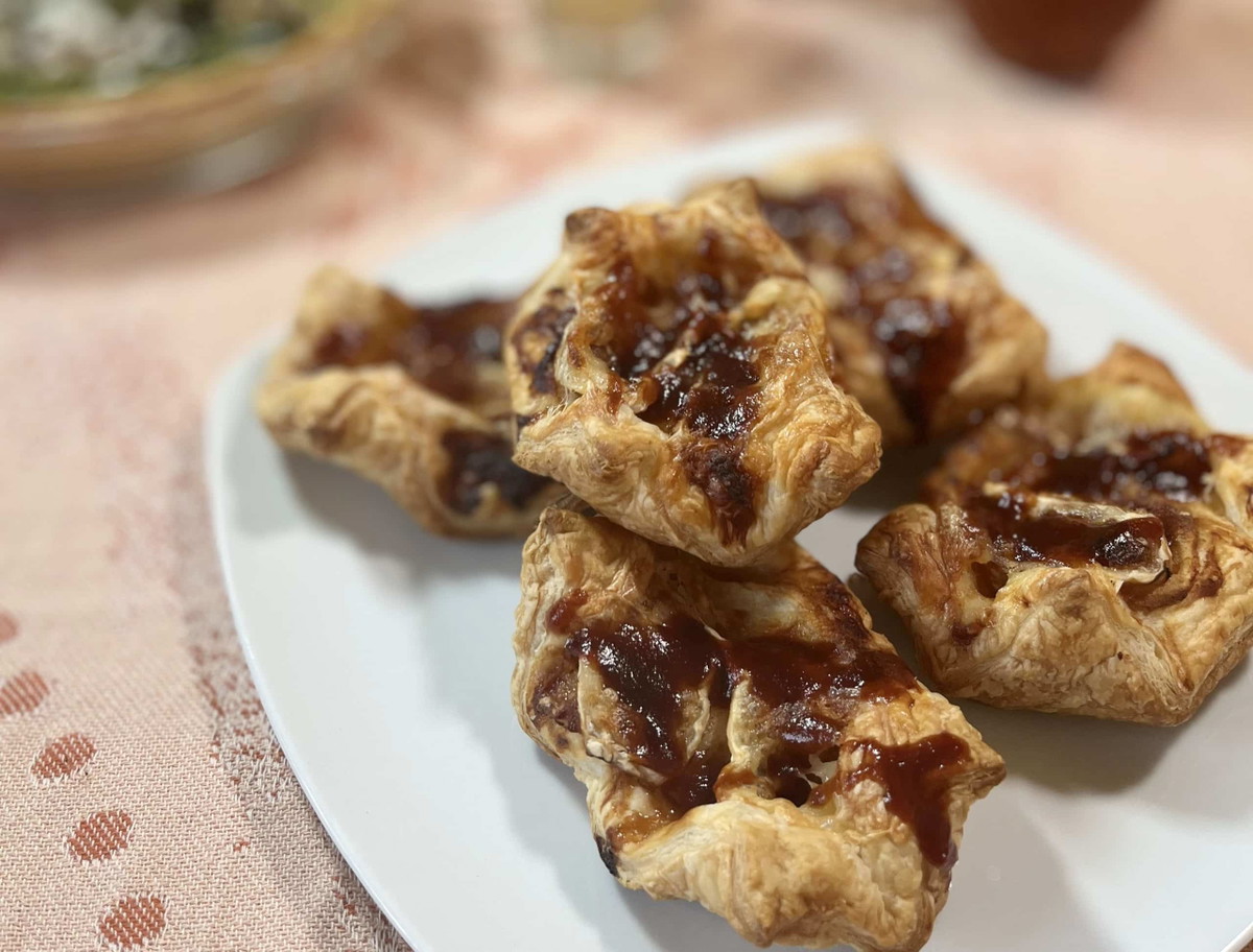 Sticky Sweet Apple Brie Danish