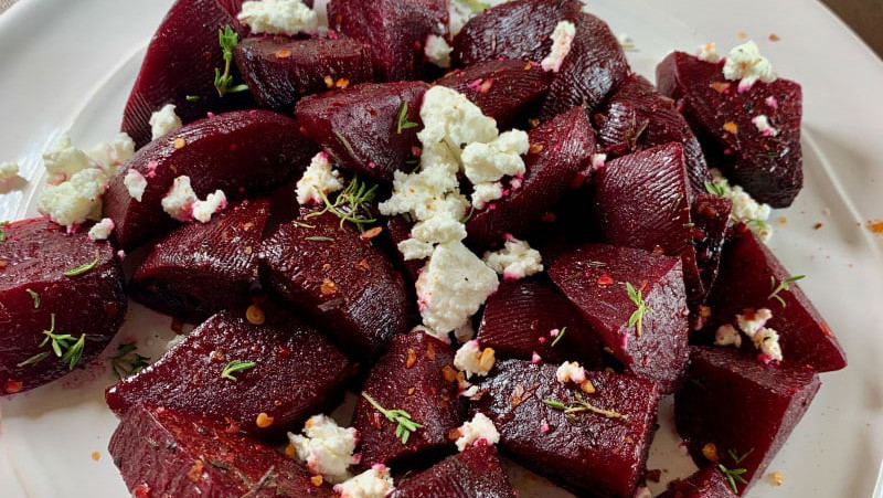 Image of Roasted Beets with Goat Cheese