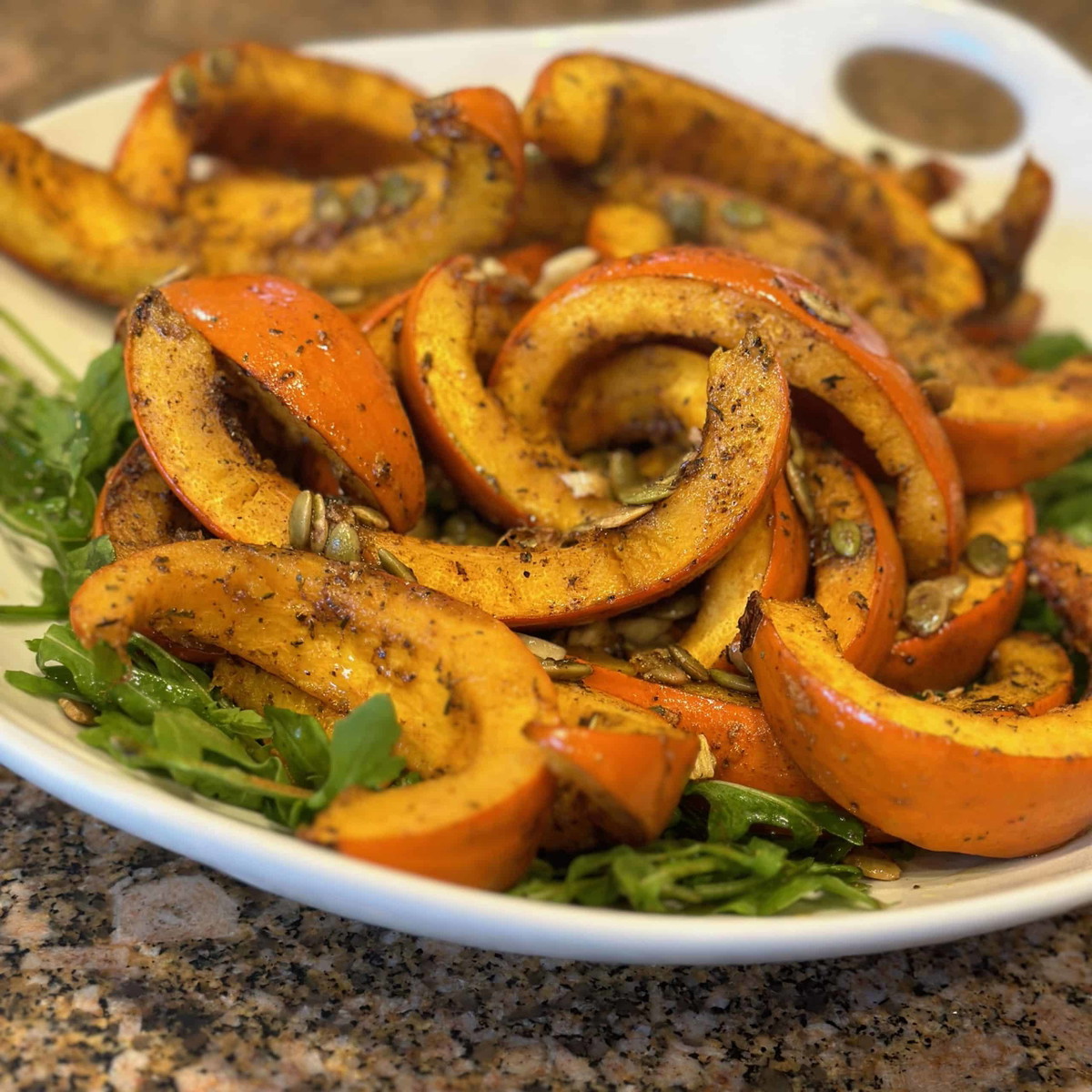Roasted Pumpkin with Garlic
