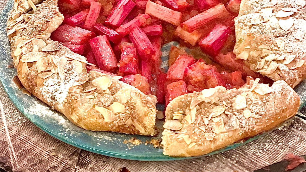 Image of Rhubarb, Ginger & Orange Galette