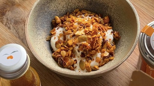 Image of Honning-ristet granola med havtorn