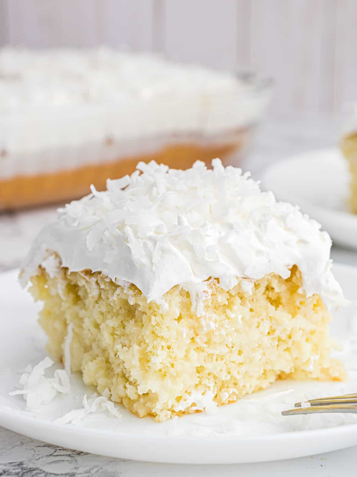 Coconut Cake with Pineapple-Lime Topping