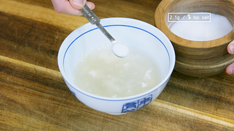Image of Combine all the ingredients for the sweet and sour sauce into a bowl and set it aside.