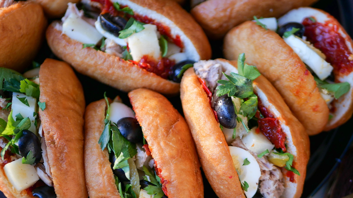 Fricassé - Tunisian Savoury fried dough 
