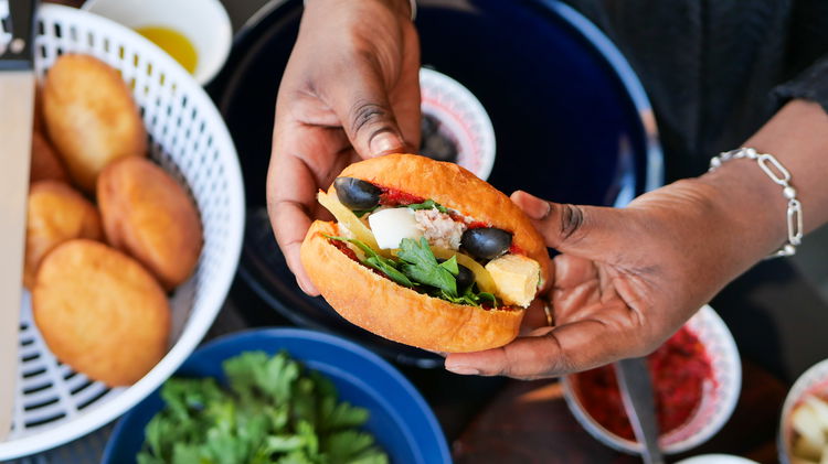 Image of Enjoy with fragrant mint tea and good company!