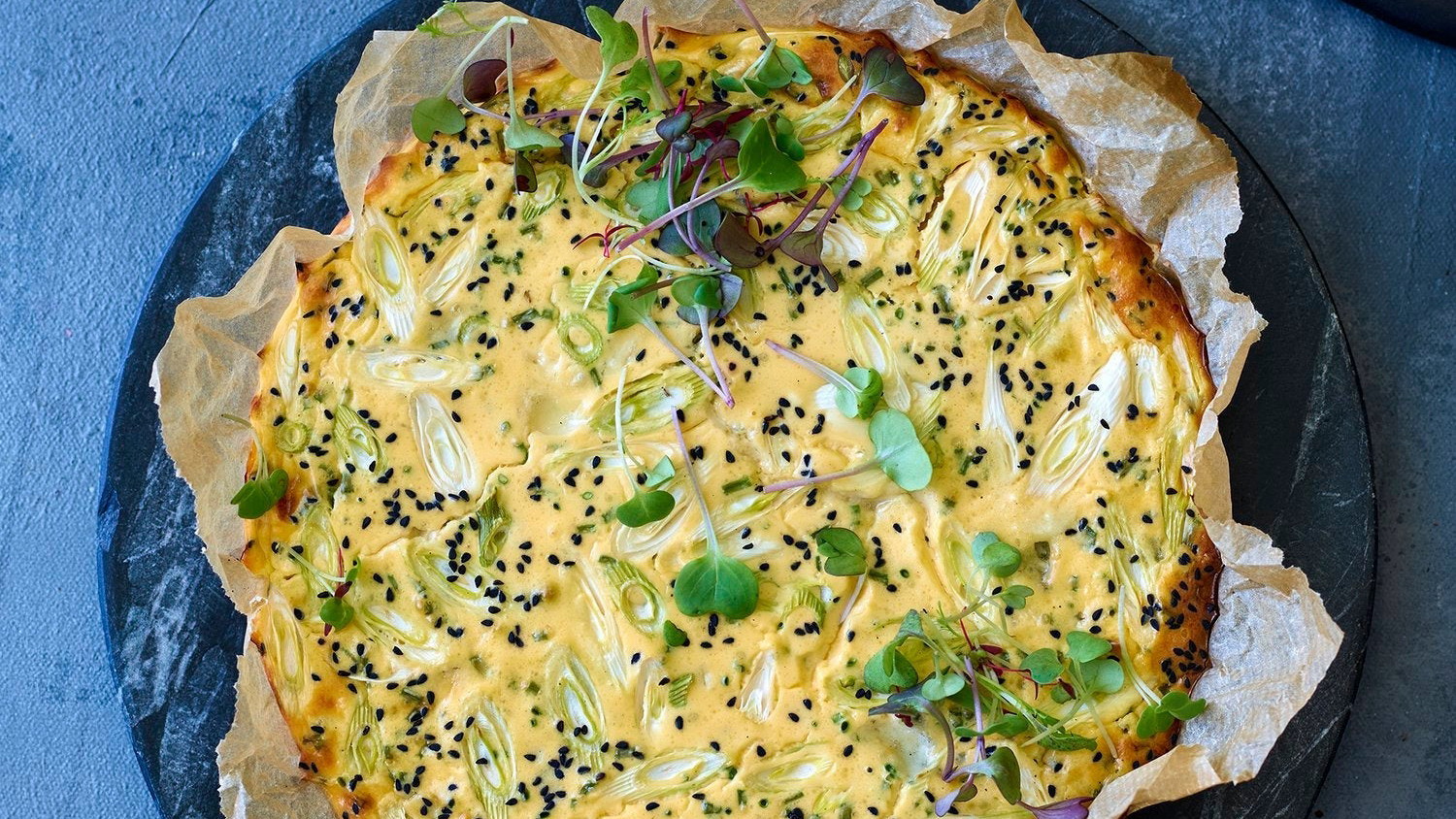 Image of Baked Warm Roquefort Cheescake