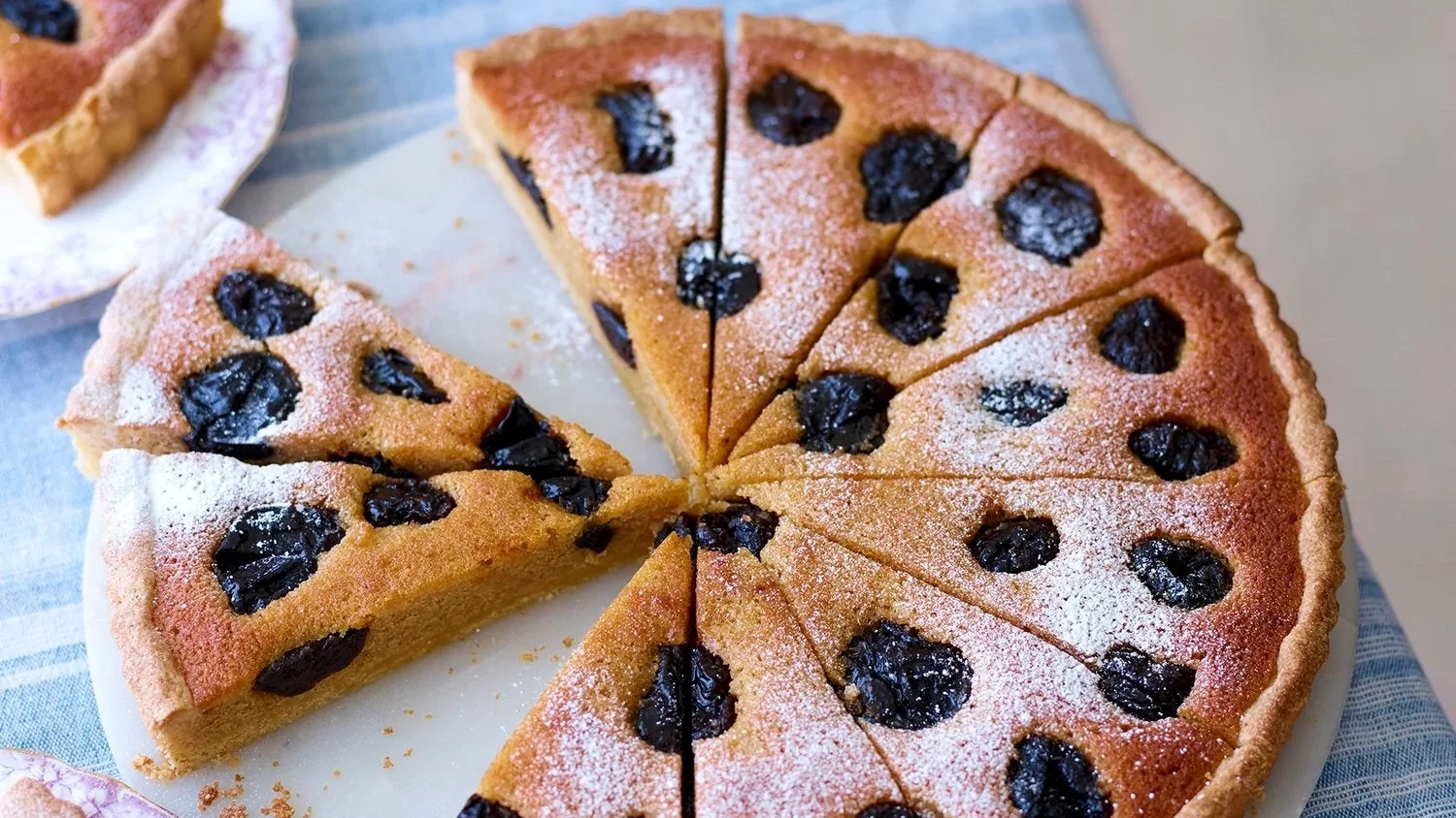 Image of Prune & Armagnac Frangipane Tart