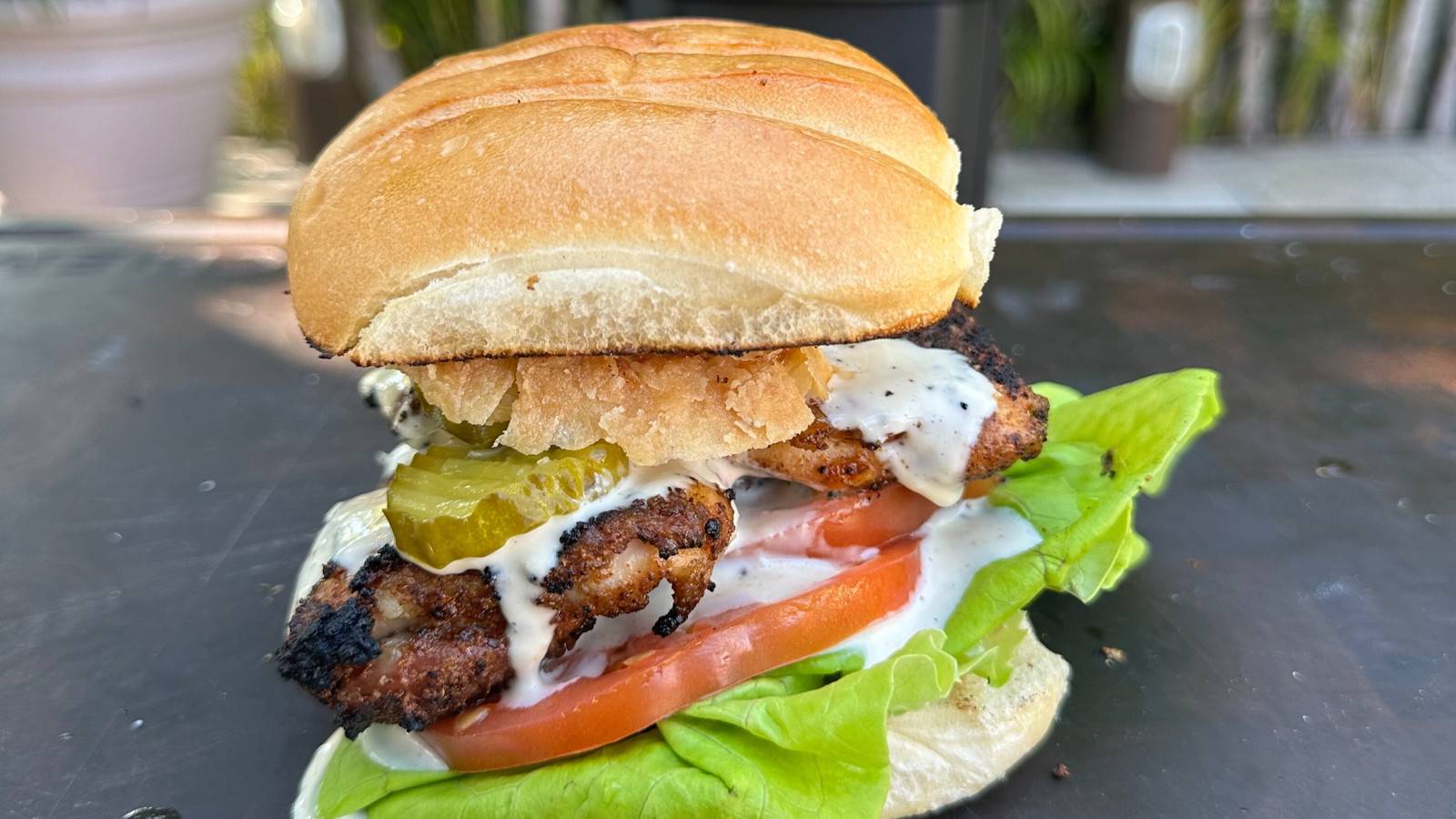 Image of Alabama White Sauce BBQ Chicken Sandwich