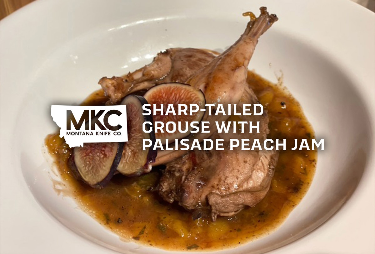 Sharp-Tailed Grouse With Palisade Peach Jam