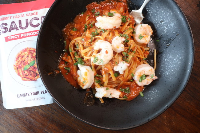 Image of Spicy Pomodoro Shrimp Pasta