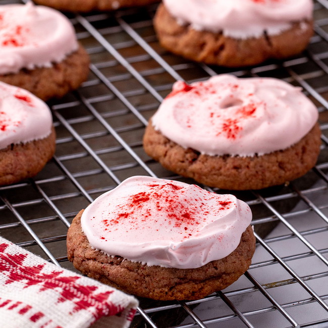 Image of Strawberry Cookies with Strawberry Royal Icing 