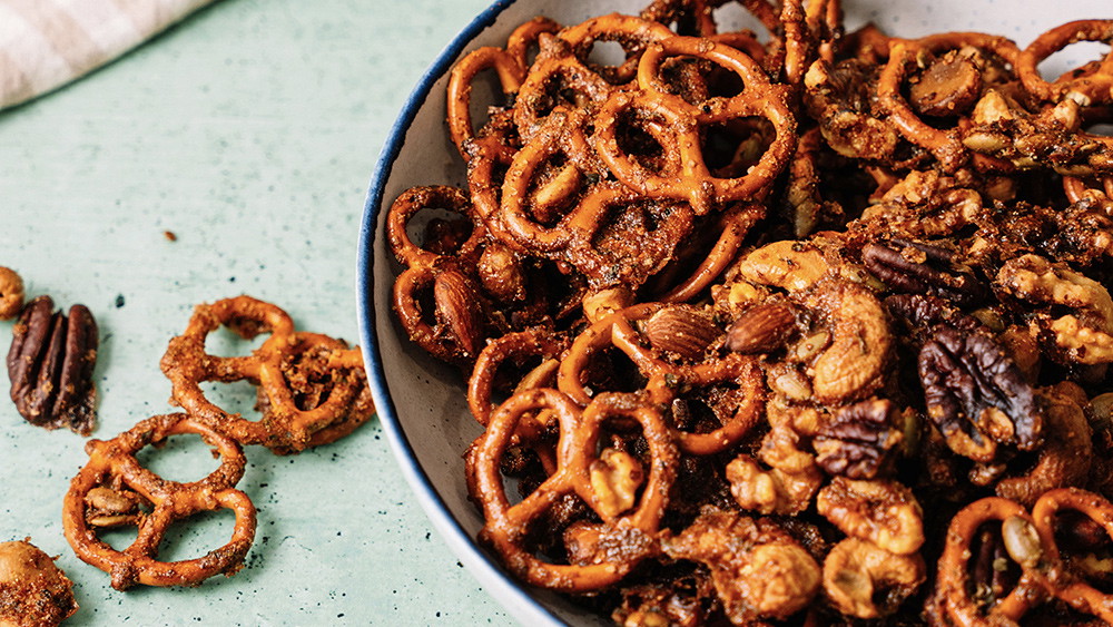 Image of Sweet & Spicy Pretzel and Nut Mix