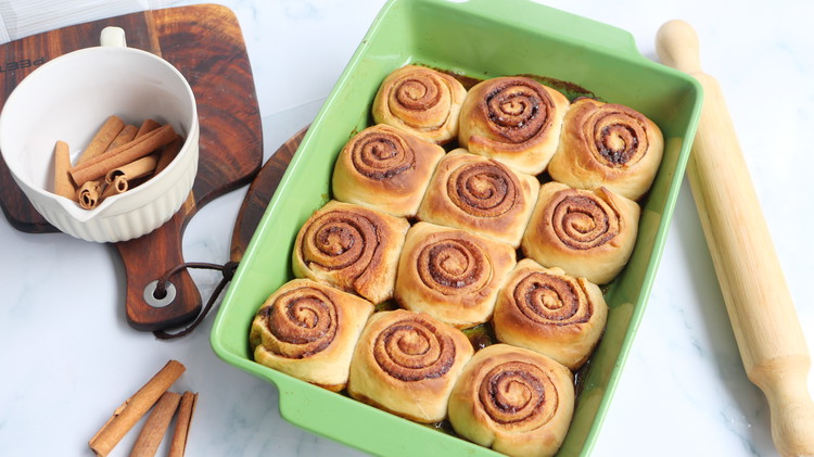 Image of Bake the rolls for 20-25 minutes, until golden brown.