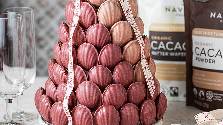 Image of Double Chocolate Madeleine Cookie Tower