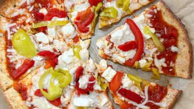 Image of High Protein Cottage Cheese Pizza