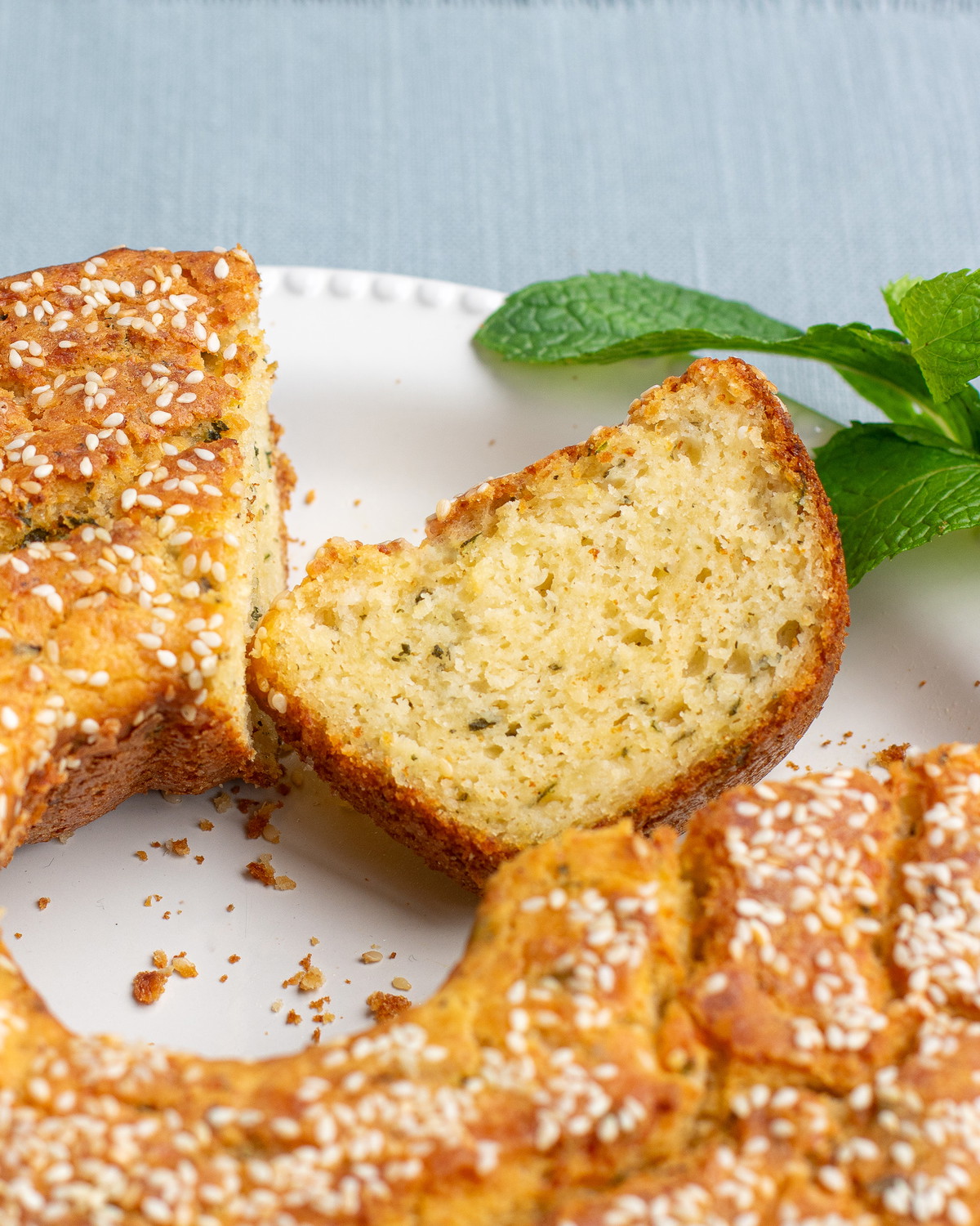 Halloumopita – Cypriot halloumi cake