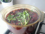 Image of Add washed hibiscus leaves and washed mint leaves into the...