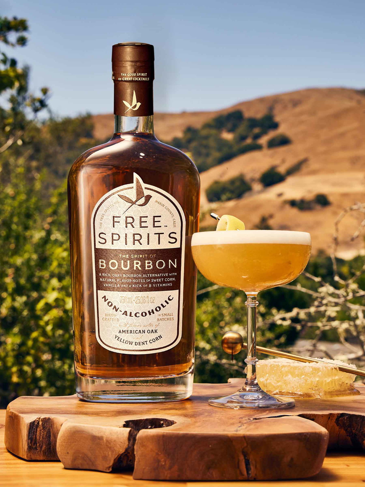 Bourbon Meyer Lemon Sour  (Non-Alcoholic)