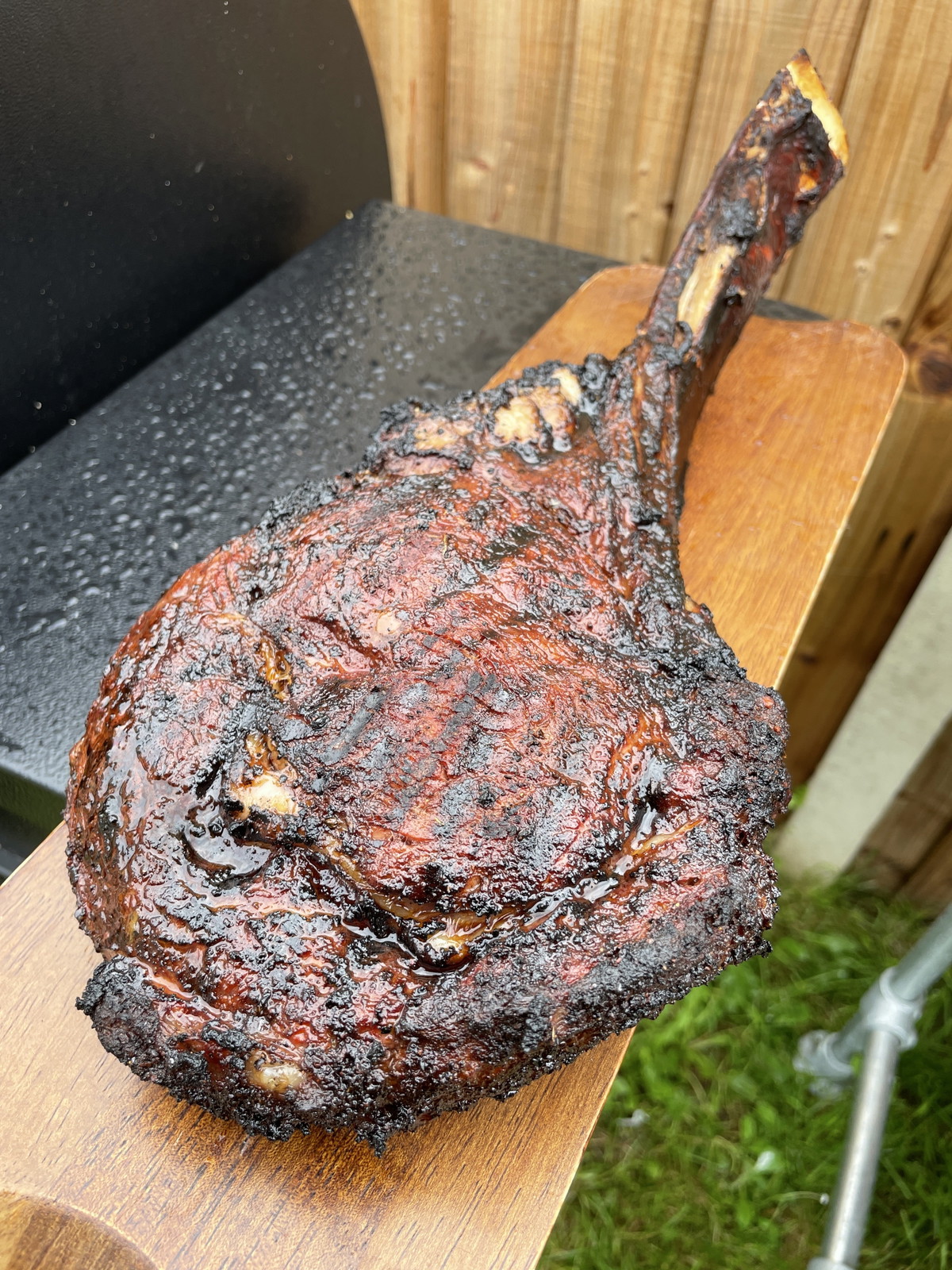 Cowboy Style Coffee Butter Tomahawk Steak