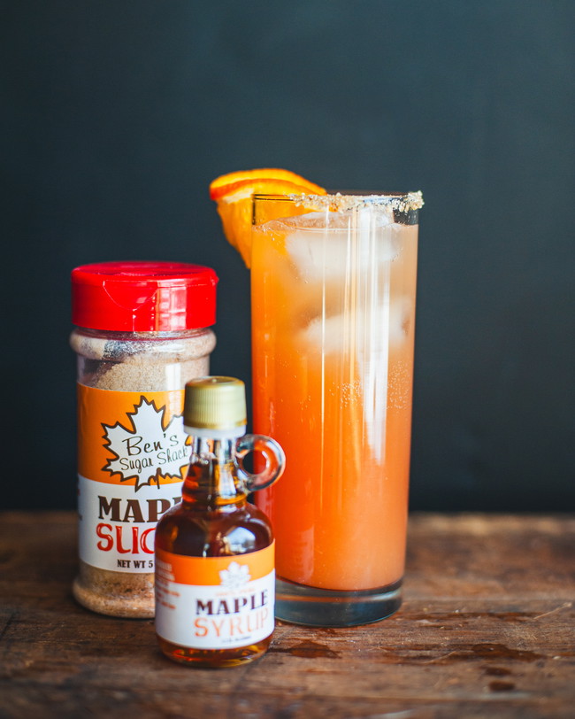 Image of Citrus Rosemary Maple Shrub Mocktail 