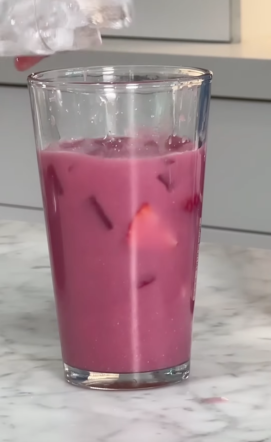 Image of Healthy Pink Drink Starbucks Copycat (Dairy-Free)