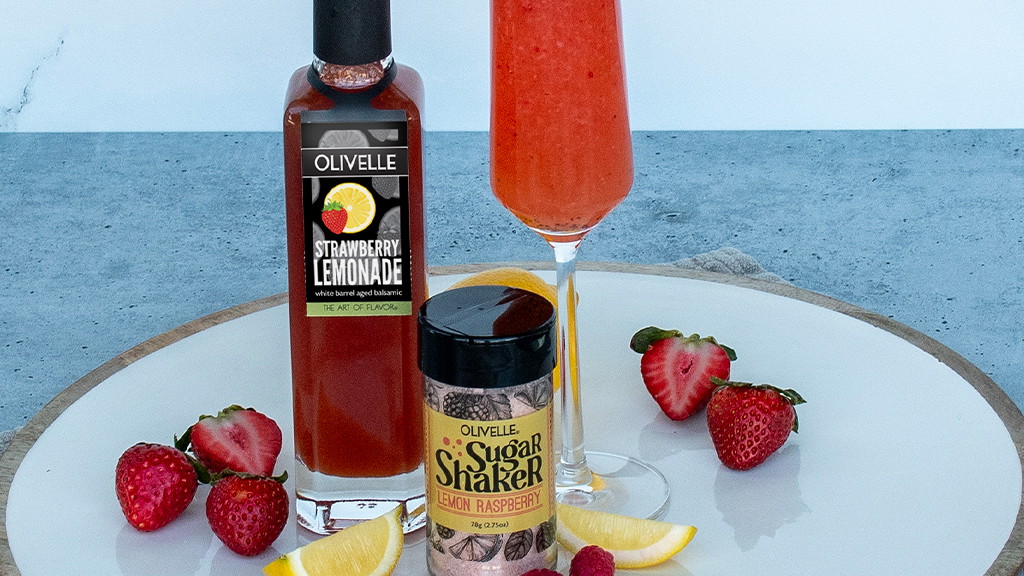 Strawberry Lemonade Mimosa-image