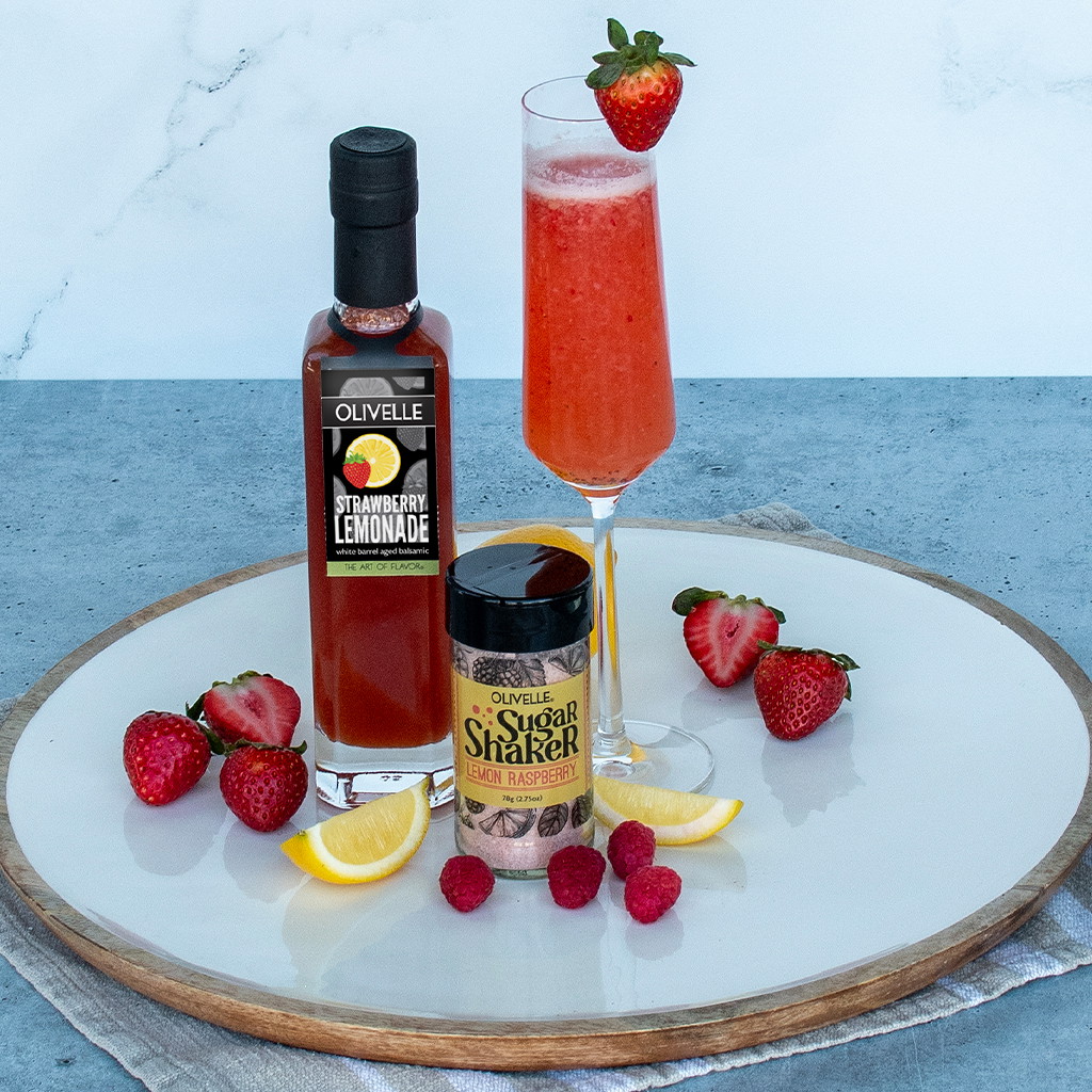Strawberry Lemonade Mimosa