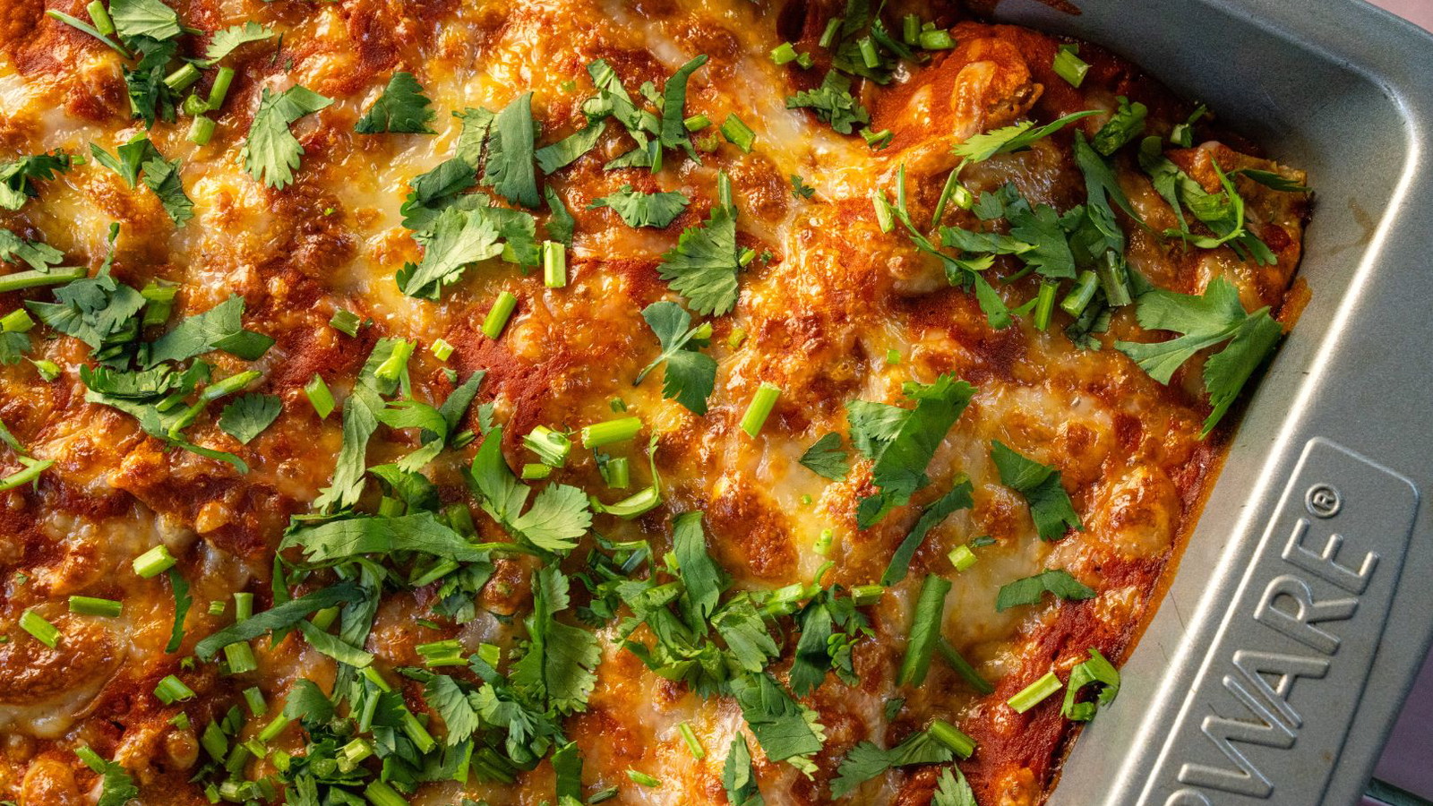 Image of Butternut Squash and Guajillo Baked Enchiladas