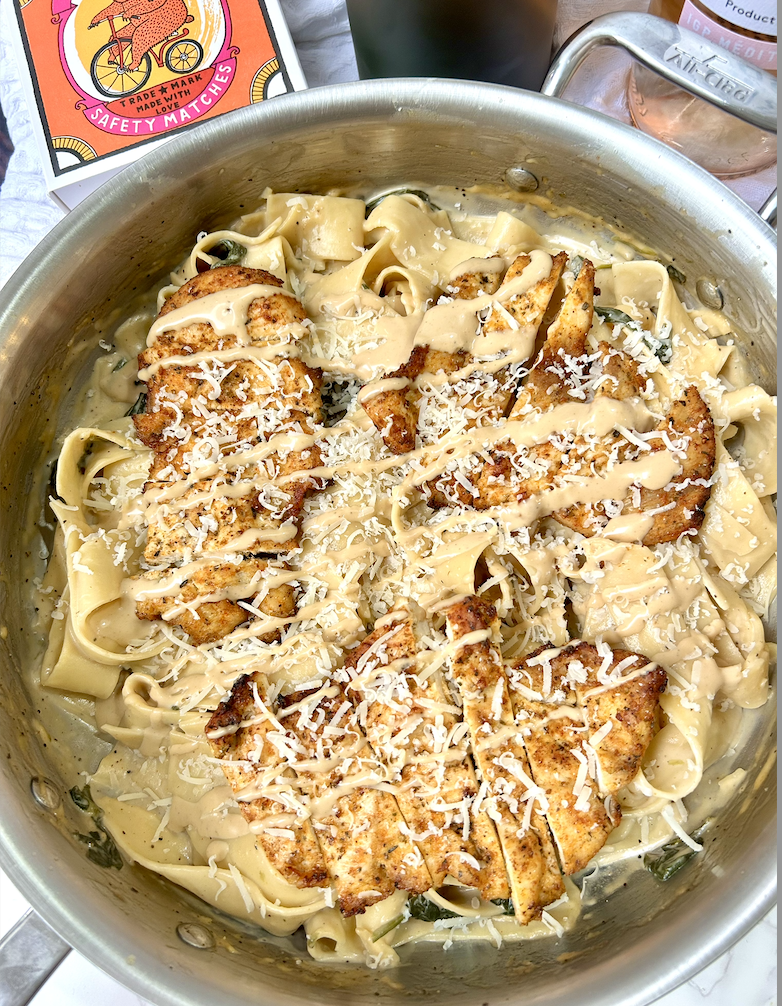 Image of Miso Caesar Chicken Pasta