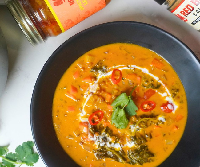 Image of Spicy Curry Lentil Soup