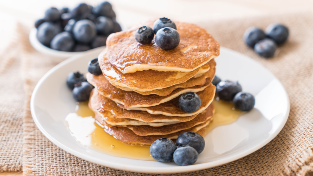 Image of Blueberry Protein Pancakes