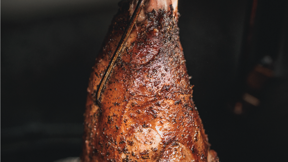 Image of Hot Smoked Leg Of Lamb 