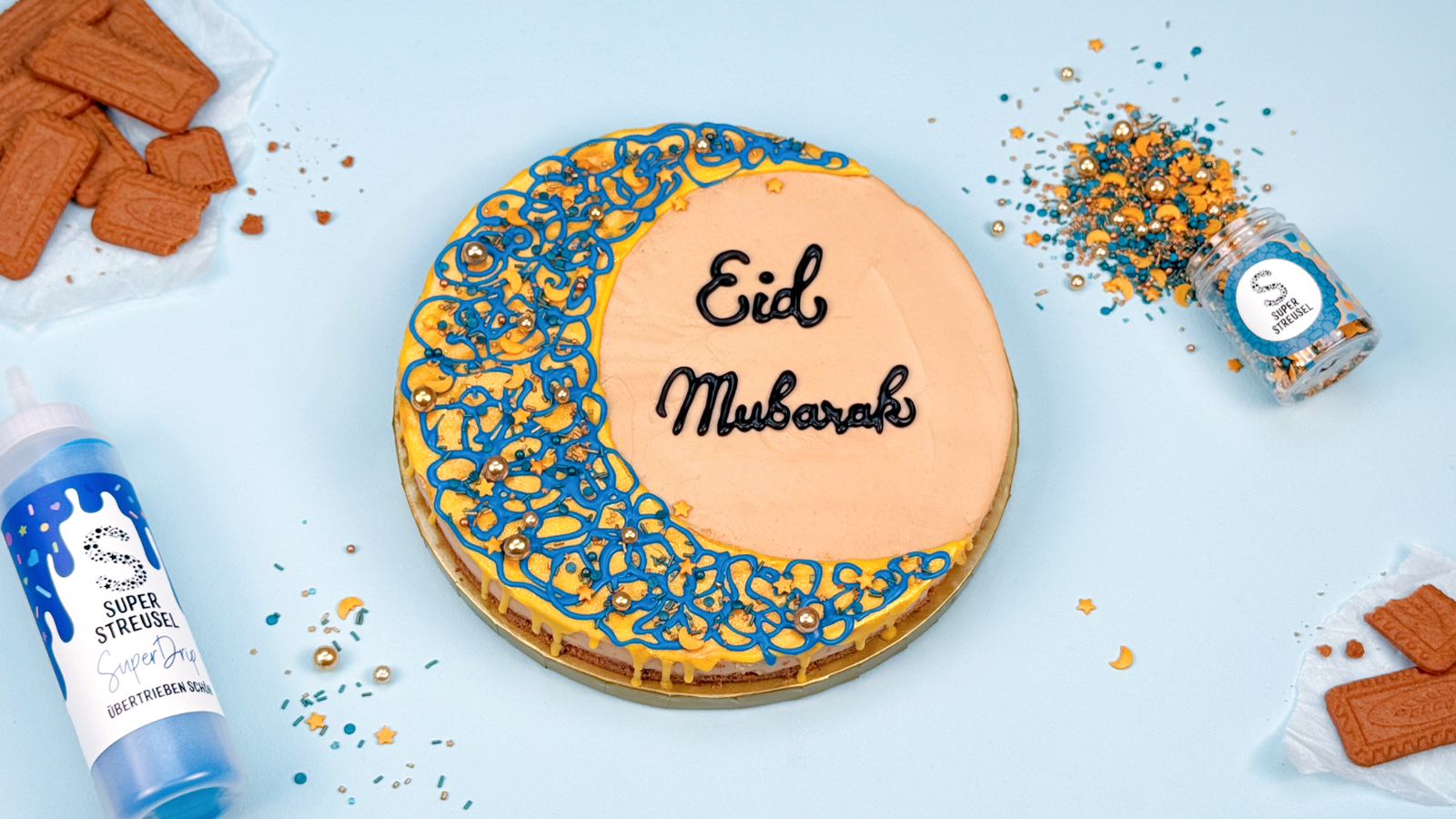 Image of Eid Mubarak Lotus Cheesecake 