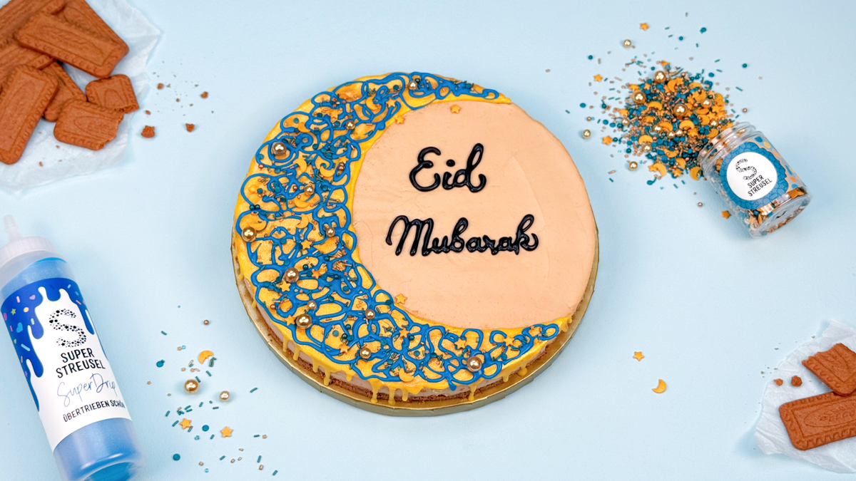 Eid Mubarak Lotus Cheesecake 