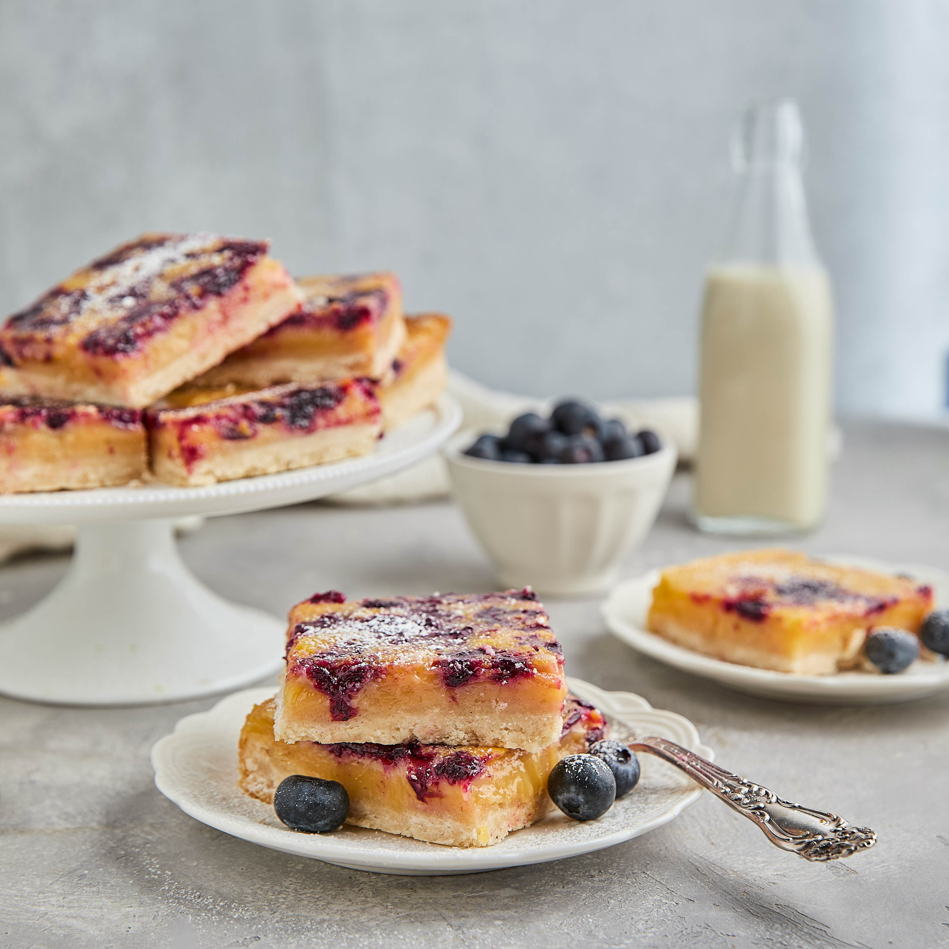 Image of Lemon Blueberry Swirl Bars