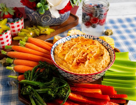 Image of Smoked Bell Pepper Hummus
