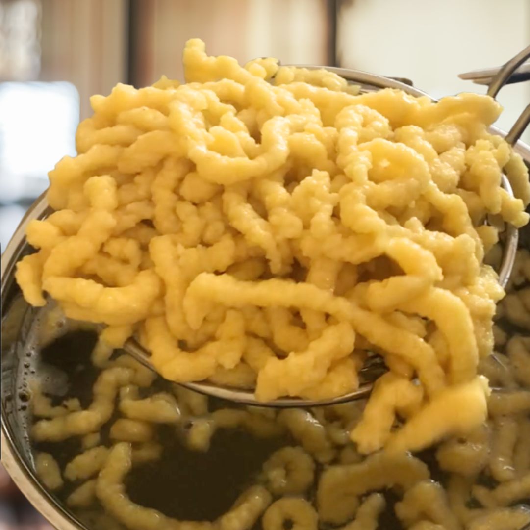 Fifty-Fifty-Maismehl-Spätzle