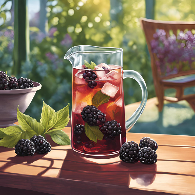 Image of Blackberry & Sage Iced Tea