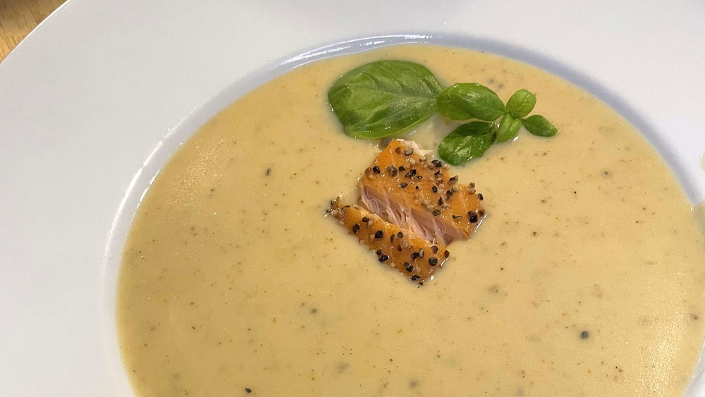 Image of Smoked Salmon Potato Soup