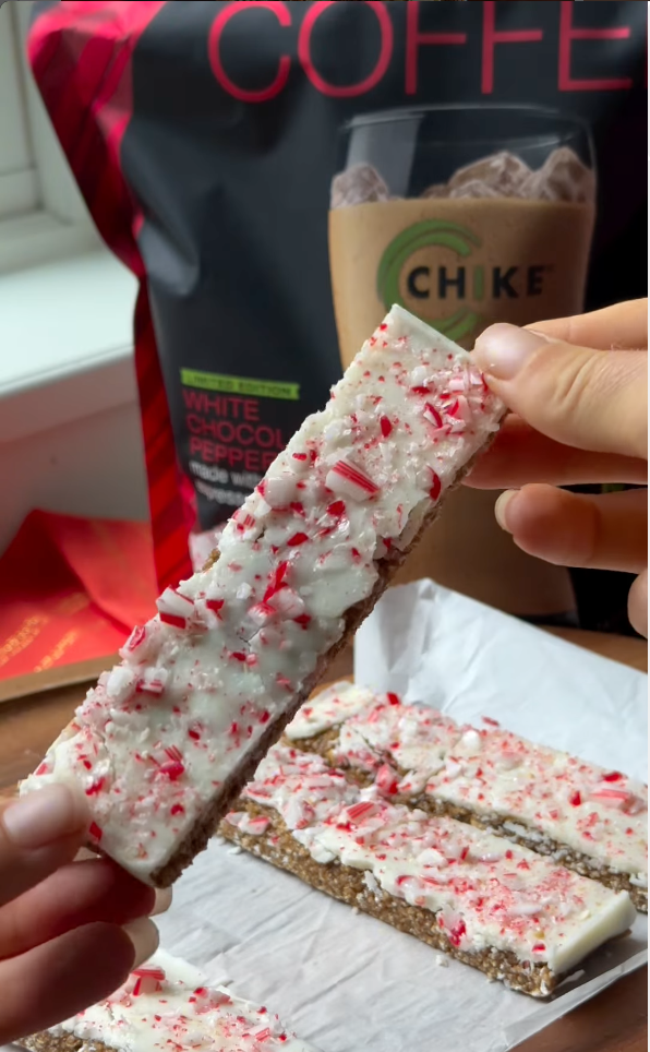 Image of White Chocolate Peppermint Protein Bars