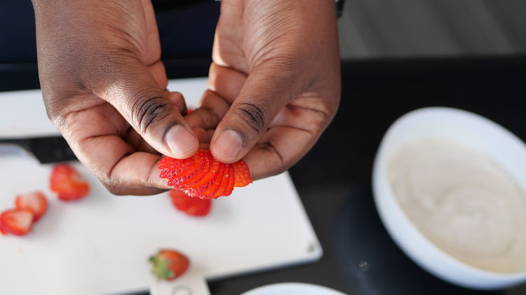 Image of Top with fresh fruits 