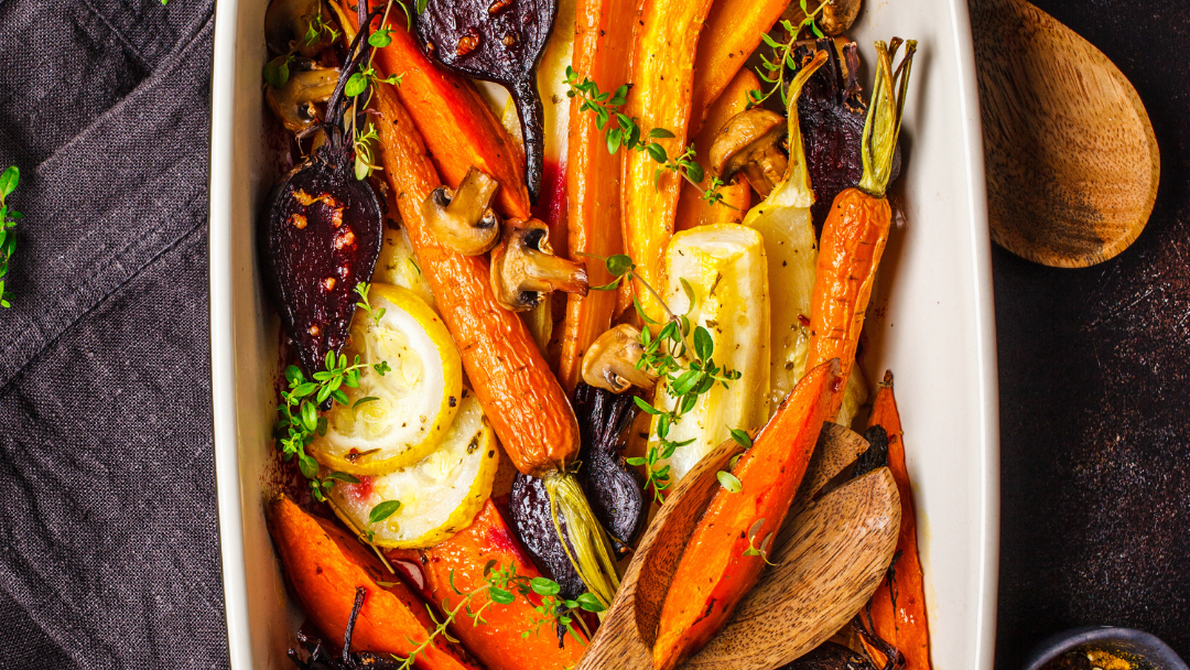 Image of Thyme-Roasted Carrots With Goat Cheese