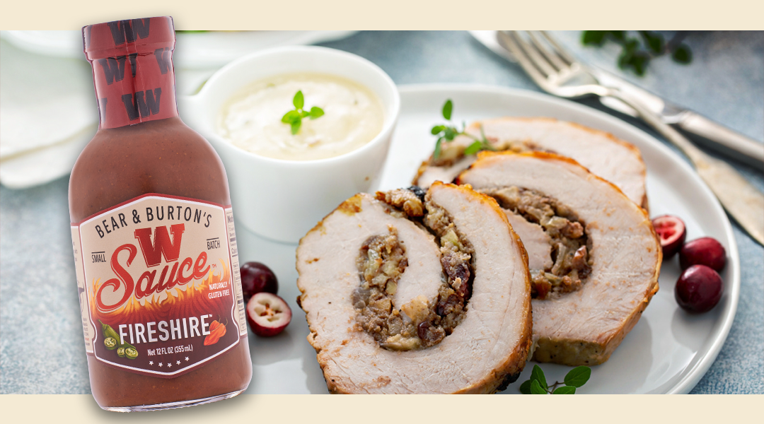 Bear & Burton's Fireshire Sausage-Stuffed Pork Loin
